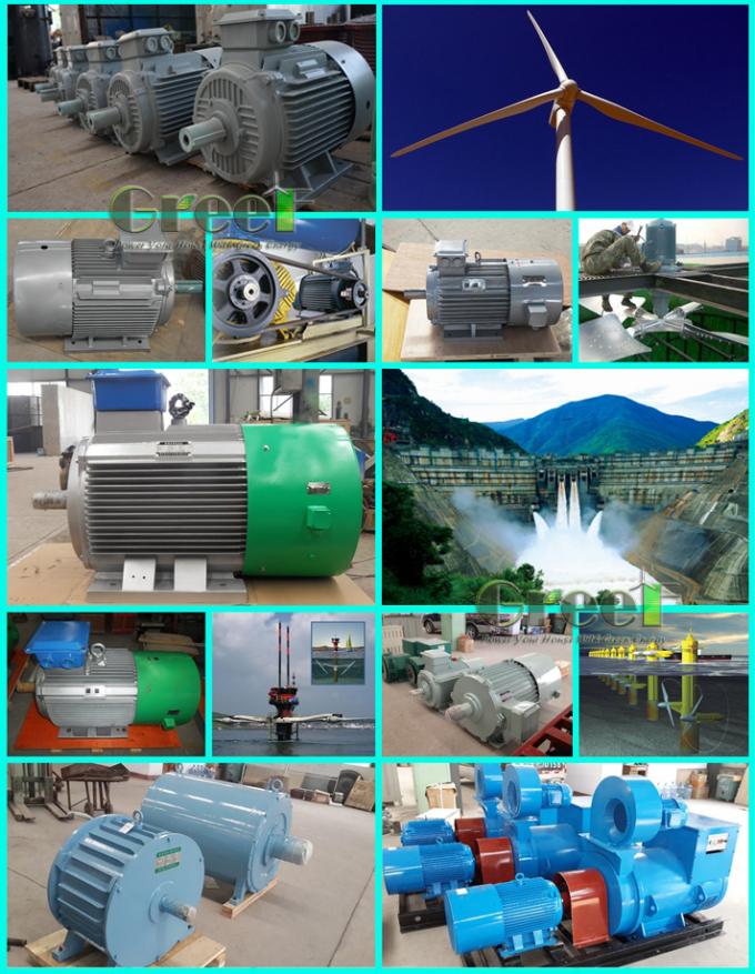 5kW 500rpm 380v 3 Phase Permanent Magnet Generator 7