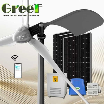 5KW GREEF Energy Horizontal Axis Wind Turbine System Complete Kit
