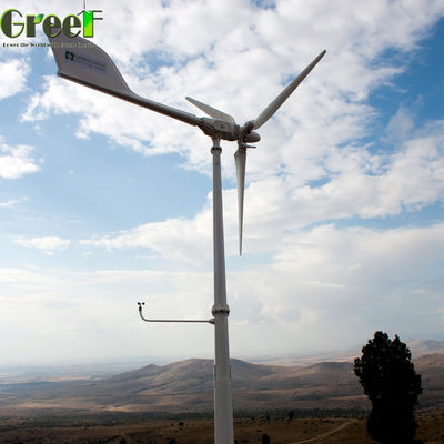 5kw Horizontal Axis Pitch Wind Turbine Generator Household For Telecom Sites