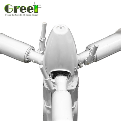 Rooftop Grid Tie Inverter Pitch Control Wind Turbine Generator Wind Mill Fan 10KW