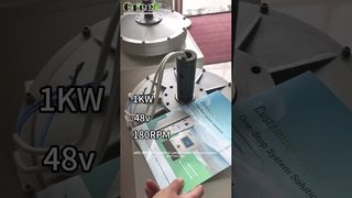 1KW Comparison Video#GREEF #greenenergy #renewableenergy #cleanenergy #axialfluxcorelessgenerator