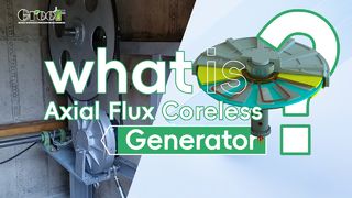 Explain in one paragraph Axial Flux Coreless Generator