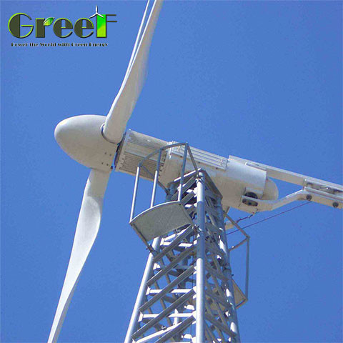 Smart Control unattended Gale Protection in Horizontal Wind Turbine with Auto Brake and 2.5m/s Cut-In Wind Speed