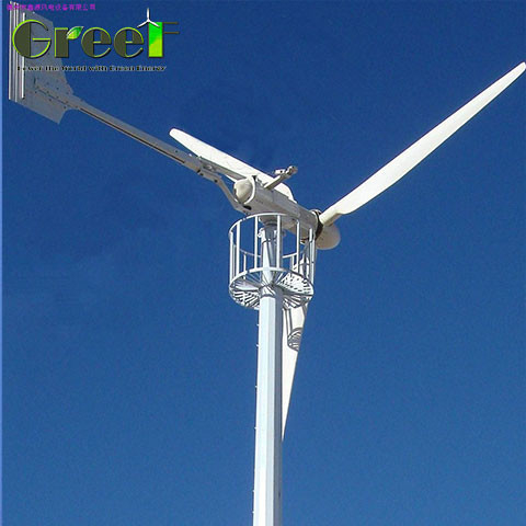 Smart Control unattended Gale Protection in Horizontal Wind Turbine with Auto Brake and 2.5m/s Cut-In Wind Speed