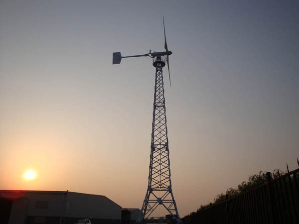 Home Use On / Off Grid / Hybrid System Solution Energy Complete Solar Wind Hybrid Horizontal Axis Wind Turbine 1KW 2KW 5KW