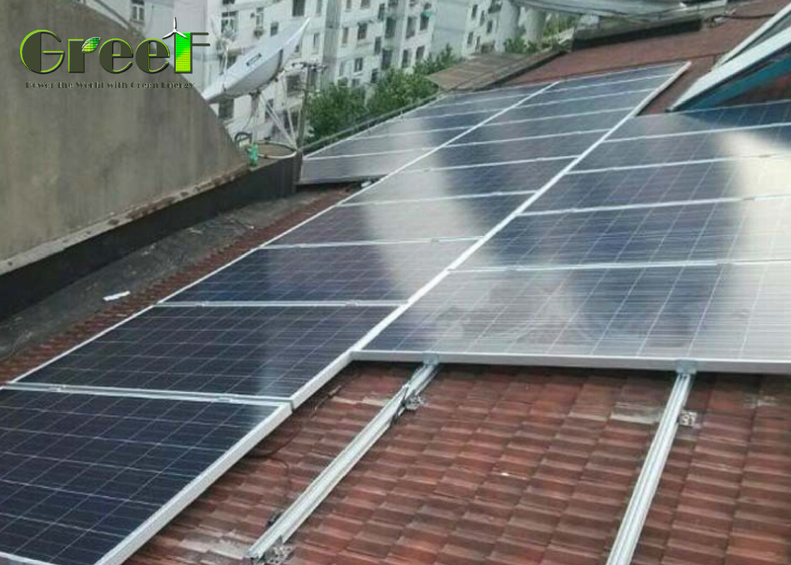 Single Phase On Grid Solar System Customized With PCTC 1.0 Inverter