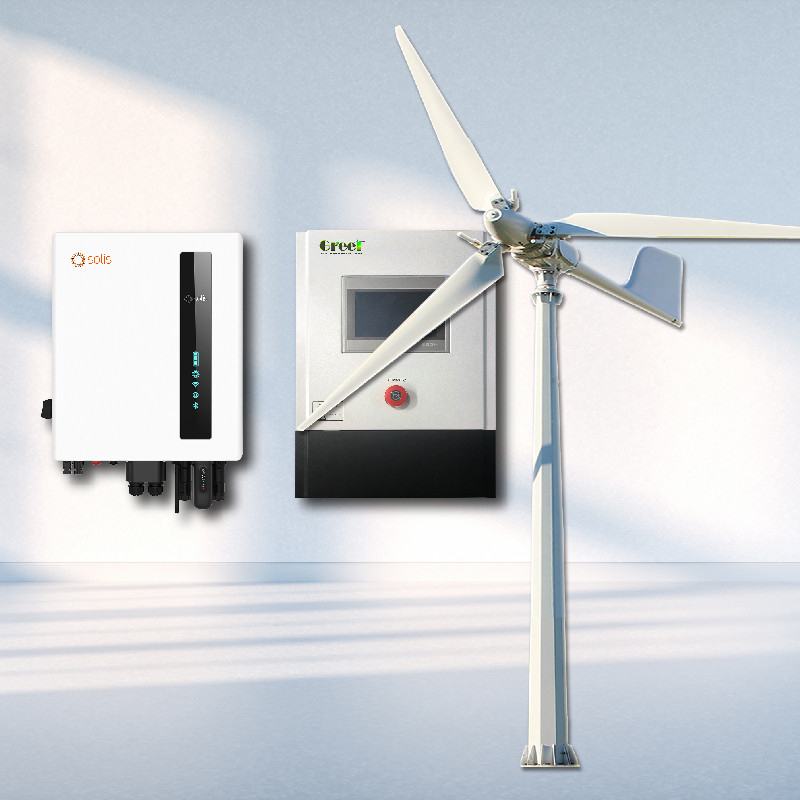 5.6M Blades Pitch Control Wind Turbine With Three Phase Permanent AC Magnet Generator