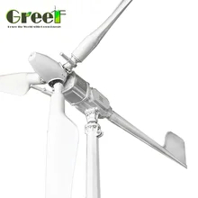 Up Wind Yawing Pitch Control Wind Turbine With Three Phase Permanent AC Magnet Generator