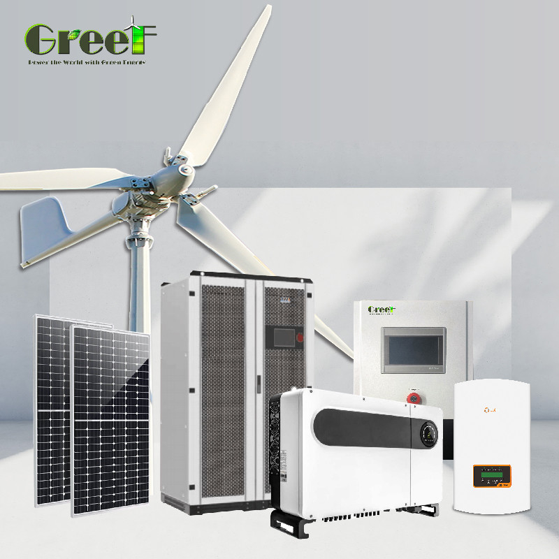Monitoring System With RS485 Communication Port 10kw Solar Energy System For Home