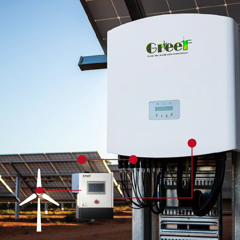 Monitoring System With RS485 Communication Port 10kw Solar Energy System For Home
