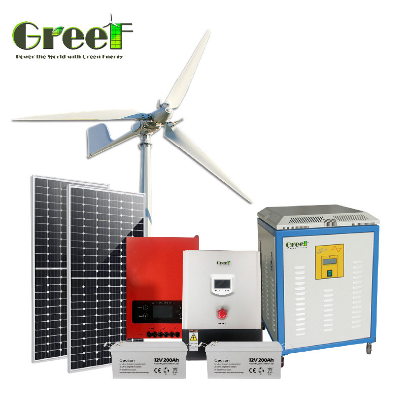 1kW-100kW Grid Tie Solar System with RS485 Port LCD Display Net Metering