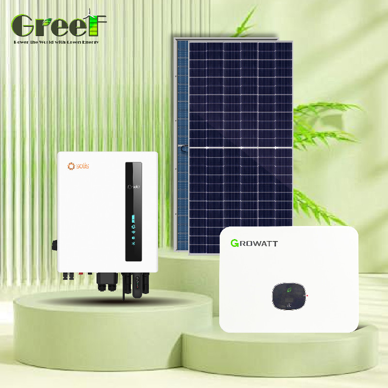 Monocrystalline Silicon Green Energy / One Grid Solar Panel with Grid Tie Technology and LCD Display