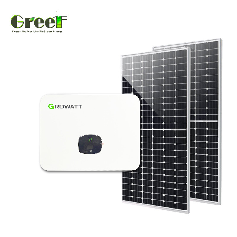 Monocrystalline Silicon Solar Panel System 1kW-100kW Capacity with LCD Display and Net Metering