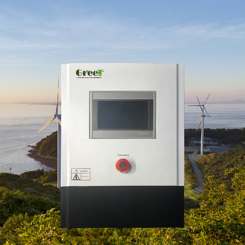 3kw 5kw 	lcd Touch Screen Display On Grid Controller With Dump Load For Wind Generator Systems