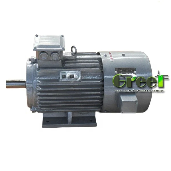 Cold Rolled Silicon Steel Sheet Alternator With Magnet / Permanent Magnet Generator 95% Efficiency