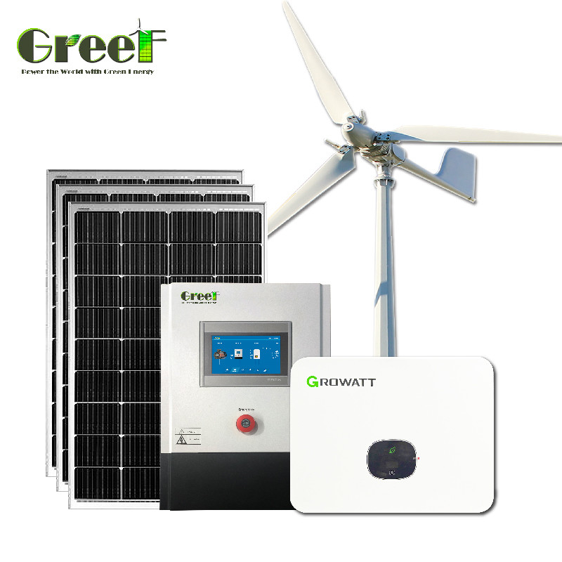 Efficient Pure Sine Wave Wind Solar Generator Hybrid Generator Solar With 98% Conversion Rate