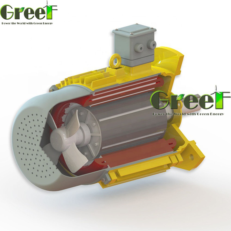 As Your Request Colour Permanent Magnet Generator with 3 Phase and Fuelless Green Energy