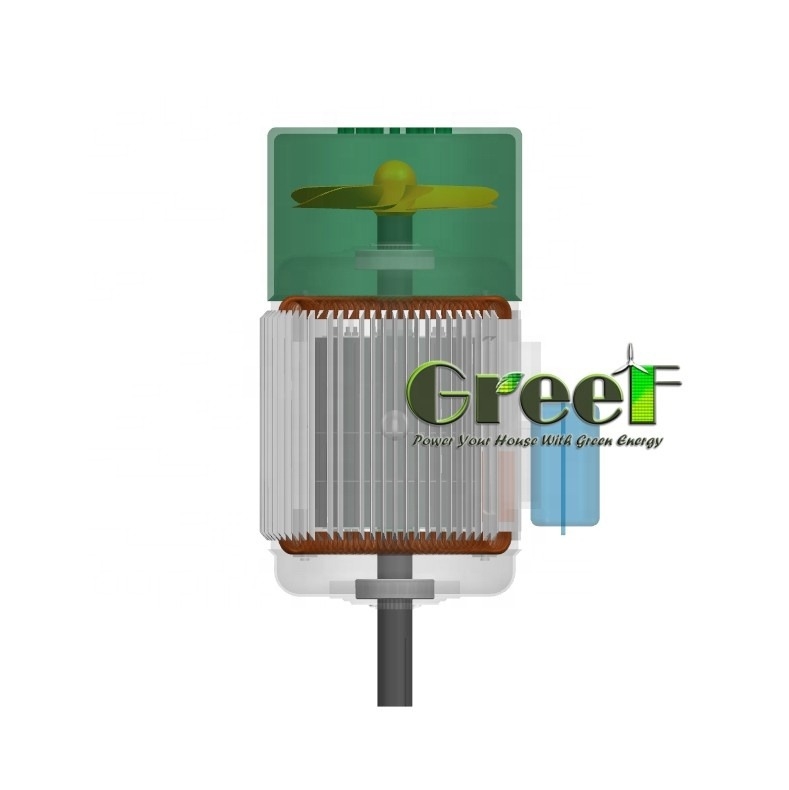 Horizontal And Vertical Shaft Permanent Magnet Generator With Aluminium Alloy Blade Material
