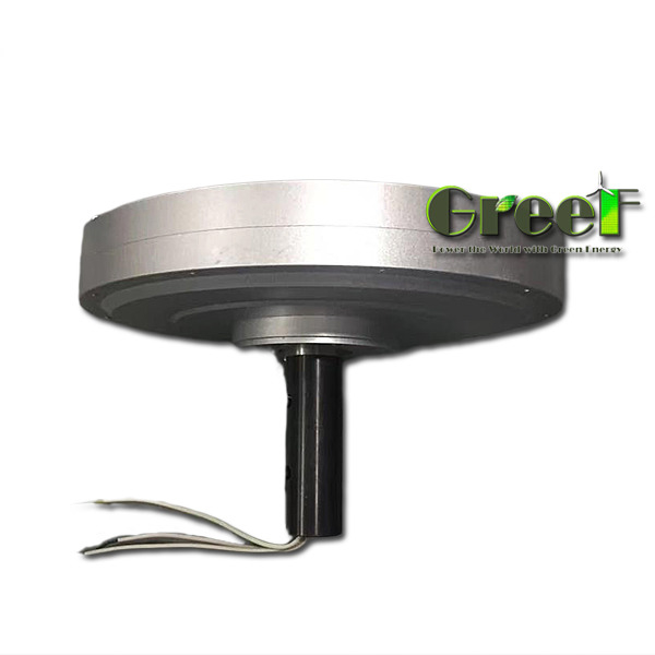 12-450V Customized Coreless Permanent Magnet Generator Outer Rotor / Inner Rotor Horizontal And Vertical Shaft Type