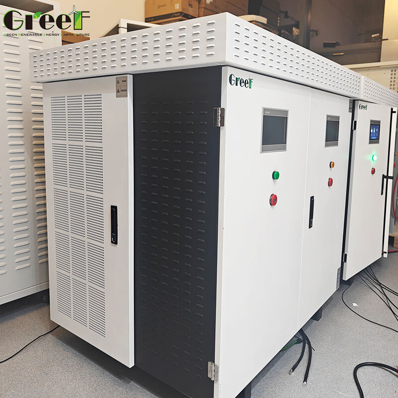 High Efficiency On Grid Controller with Lithium-ion Battery and LCD Touch Screen for Energy Management