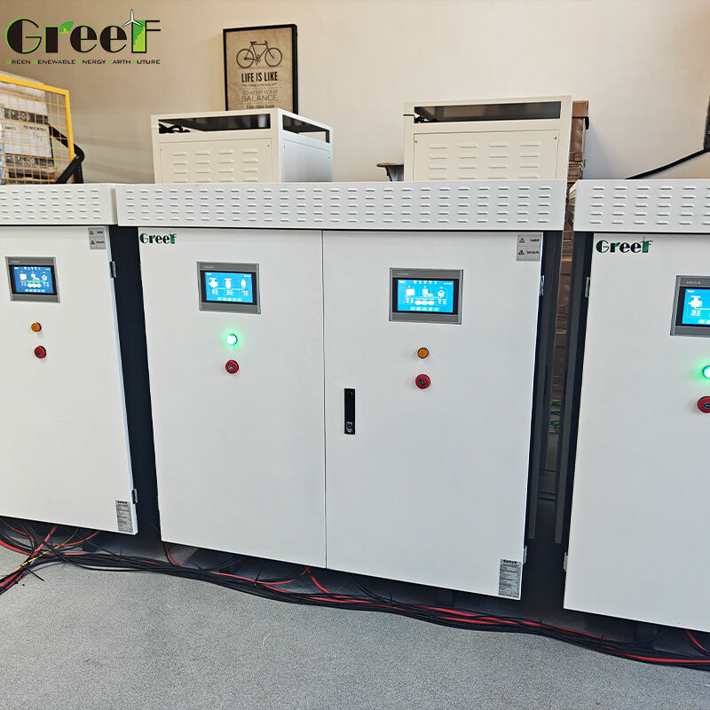 Lithium-ion Battery On Grid Controller with LCD Touch Screen and 95% Maximum Efficiency for Solar and Wind Systems