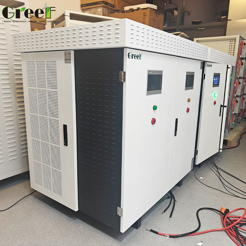 Manual Brake On Grid Controller with LCD Touch Screen Grid Monitoring and 95% Maximum Efficiency for Advanced Voltage Regulation