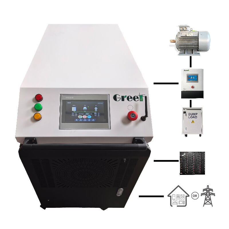 Off Grid Power Inverter with Power Factor > 0.99, Intelligent Air Cooling, and LCD Smart Touch Screen for Efficient Energy Conversion