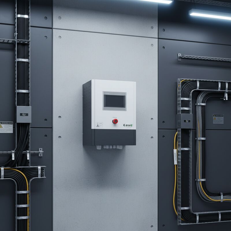 LCD Touch Screen Display On Grid Controller with RS485 USB GPRS WIFI Ethernet Communication Interface and 1.5KW to 100KW Output Power