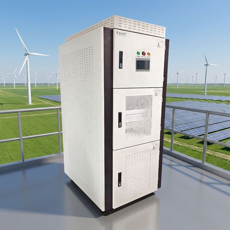 95% Maximum Efficiency On Grid Controller with Ground Fault Monitoring and LCD Touch Screen Display