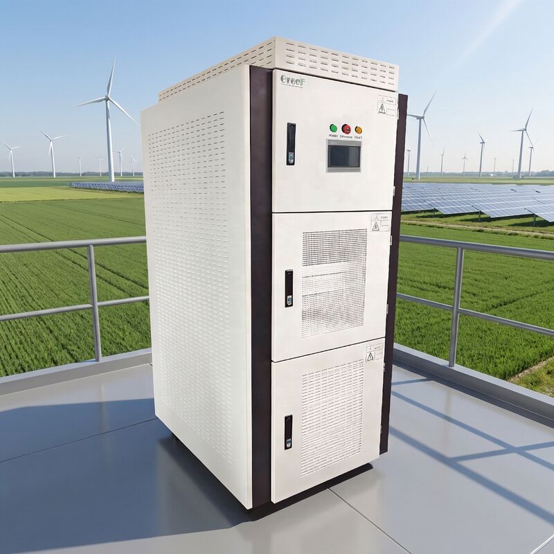 On Grid Controller with 350-450V DC Input Voltage Range 95% Maximum Efficiency and LCD Touch Screen Display