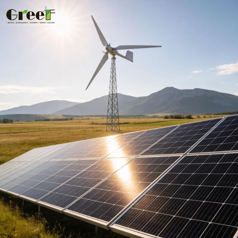 Commercial Hybrid Solar System with MPPT Controller, RS485/CAN/USB Interfaces, and 95% Efficiency for Power Solutions