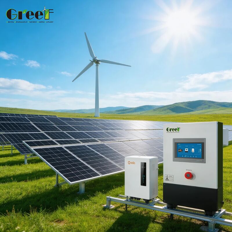 4000m Operating Altitude 95% Efficiency MPPT Controller Hybrid Solar System Wind-Solar Hybrid Generator