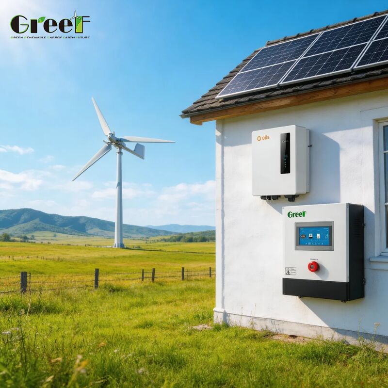 4000m Operating Altitude 95% Efficiency Hybrid Solar System Wind-Solar Hybrid Generator for On-grid And Off-grid Applications