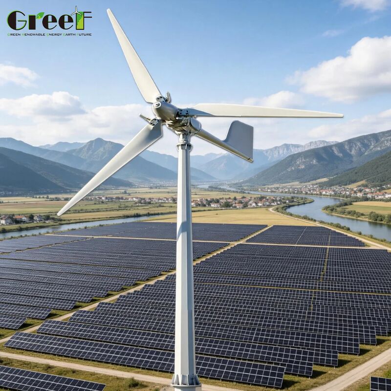 IEC Certified Lifepo4 Battery Type Wind Solar Hybrid System with Running Temperature Minus 25 to 60 Celsius