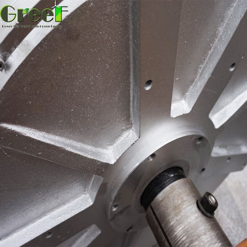 High Efficiency >92% Coreless Permanent Magnet Generator with Low Start Torque <0.03N/M and Coreless Wire Coil Stator