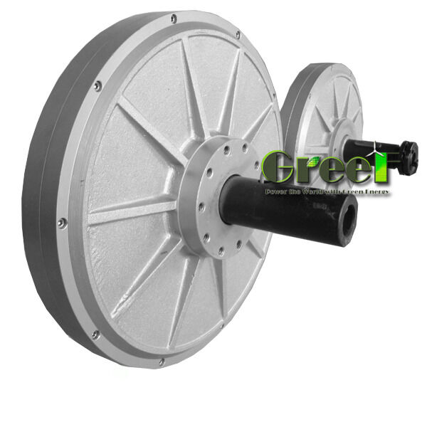 High Efficiency Coreless Permanent Magnet Generator with Aluminum Alloy Shell and Low Noise Operation for Microgrid Systems