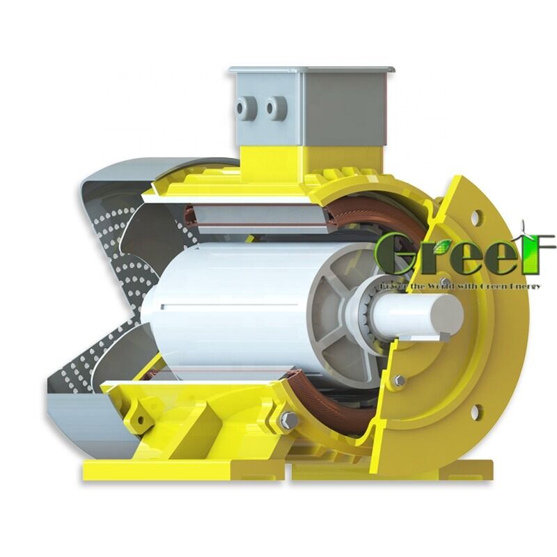 100% Copper Winding Low Speed Permanent Magnet Generator with IP54 Protection for Industrial Applications