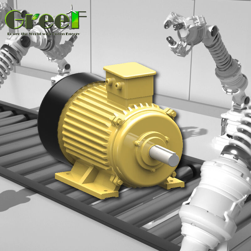 3 Phase AC Permanent Magnet Generator with 100% Copper Winding and Vertical/Horizontal Shaft for Renewable Energy