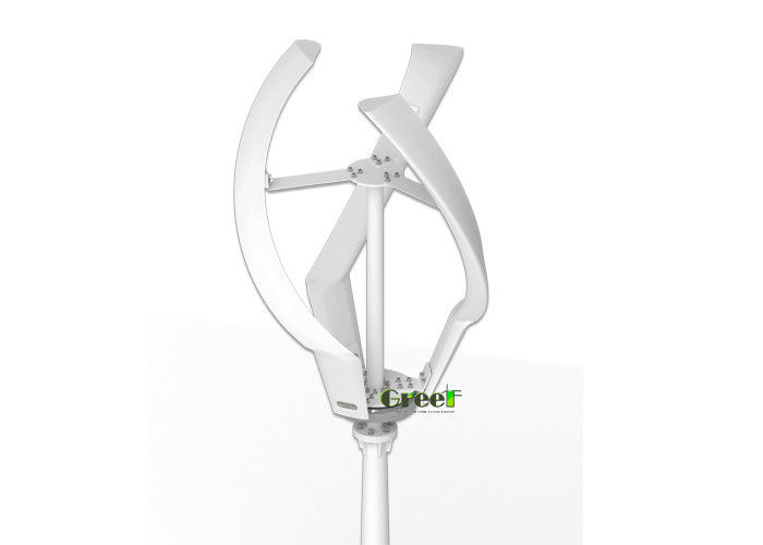 3pcs Vertical Axis Wind Turbine with FRP Blades ≤20db Noise Safety Wind Speed 50m/s