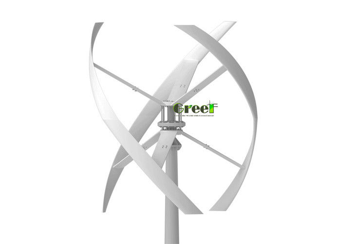 Vertical Roof Mounted Wind Turbine Rated Option Voltage 48V-500V