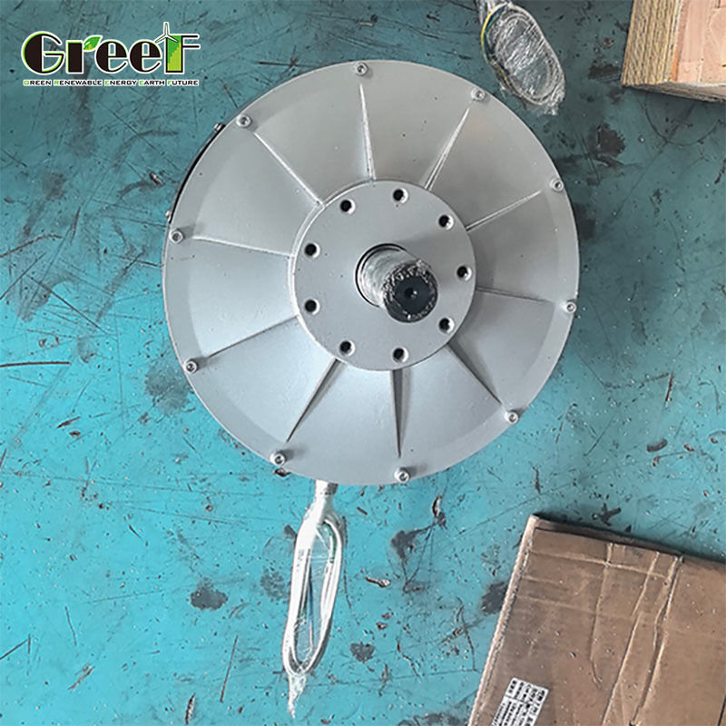 Rare Earth NdFeB Multi-Pole Coreless Permanent Magnet Generator with Low Start Torque <0.1N.M for Wind Turbines