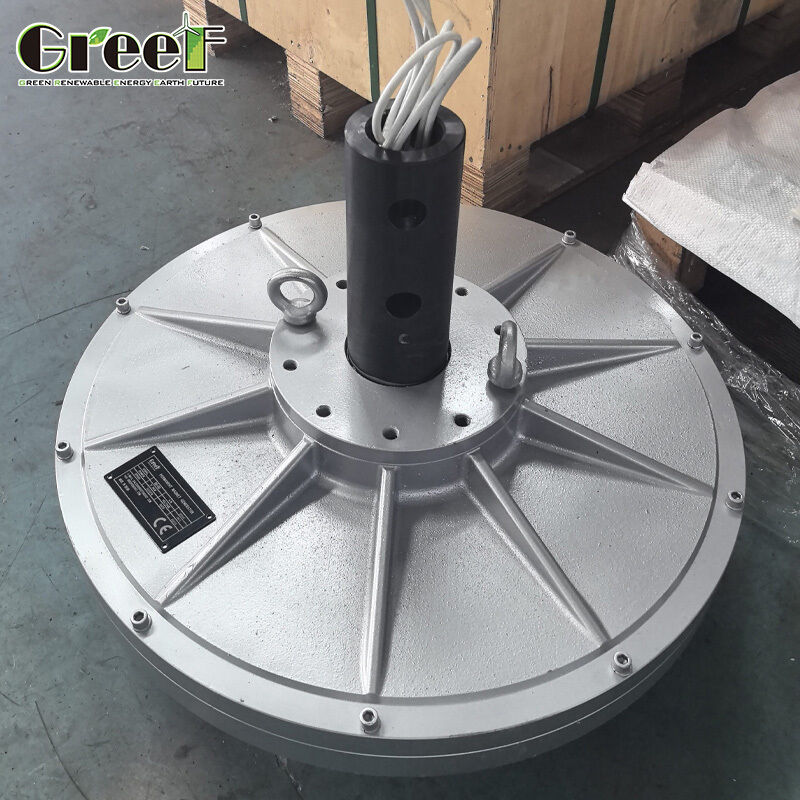 Maintenance Free Brushless Coreless Permanent Magnet Generator with Low Start Torque and Sealed Bearings