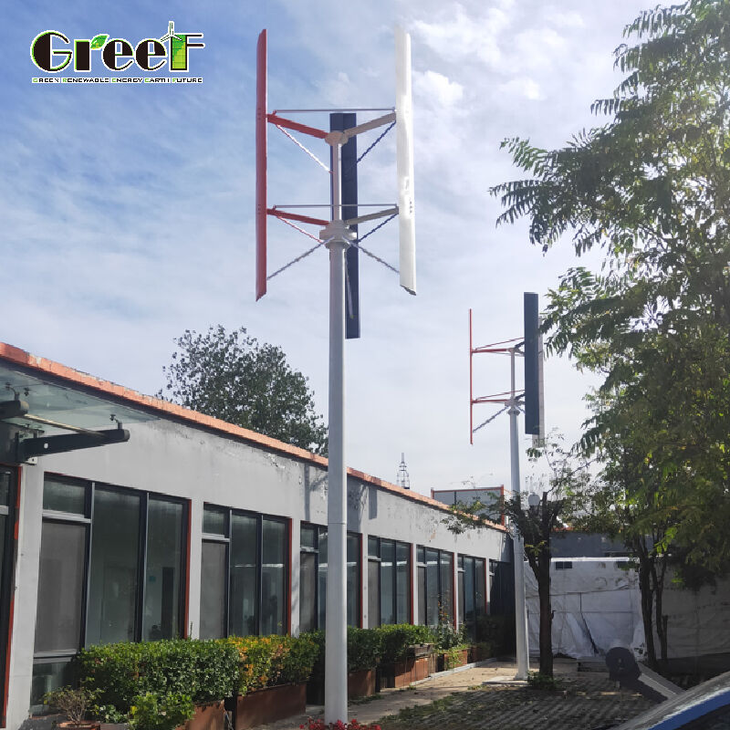 Electromagnetic Dump-Load Braking Vertical Axis Wind Turbine with Magnesium-Aluminum Alloy Blades and Rated Rotation Speed 130-260RPM