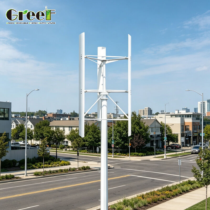 Vertical Axis Wind Turbine with 20℃‑60℃ Operating Range, 45m/s Survival Wind Speed, and 2 M/s Cut‑in Speed