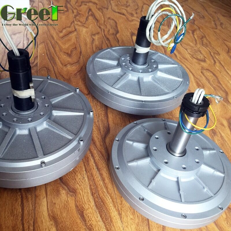100-500RPM Coreless Permanent Magnet Generator with High Efficiency (>92%) and Coreless Structure for Industrial Applications