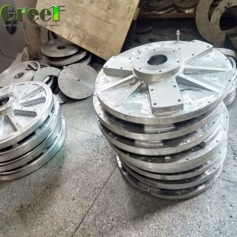 Low Start Torque High Efficiency Maintenance-Free Coreless Permanent Magnet Generator for Wind Power