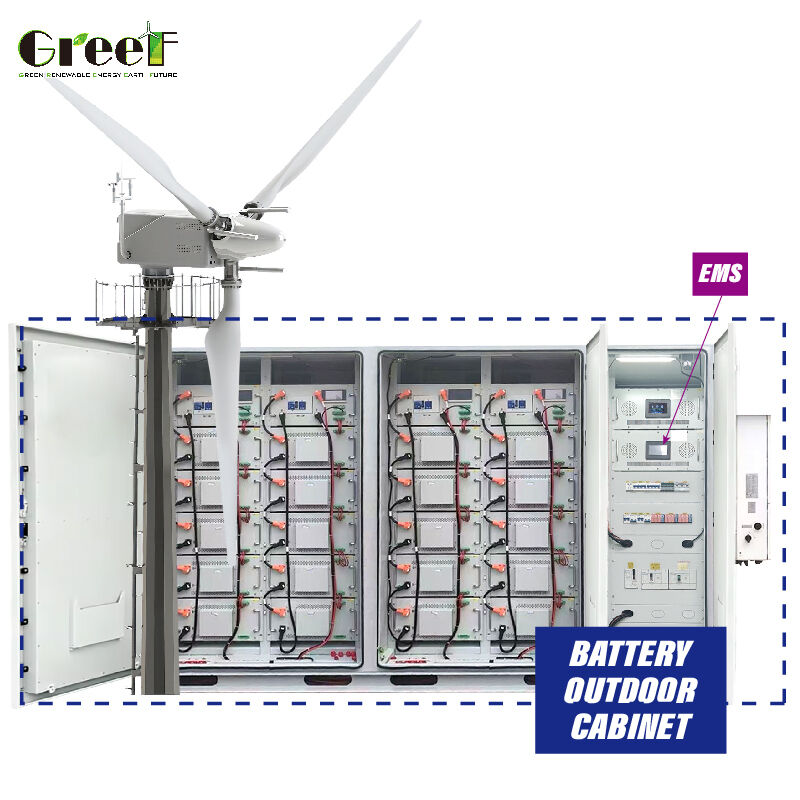 Hybrid Solar System and Wind Solar Hybrid System with 100 to 3000kW Capacity, LiFePO4 Lithium Battery, and Hybrid Mode for Industrial Use