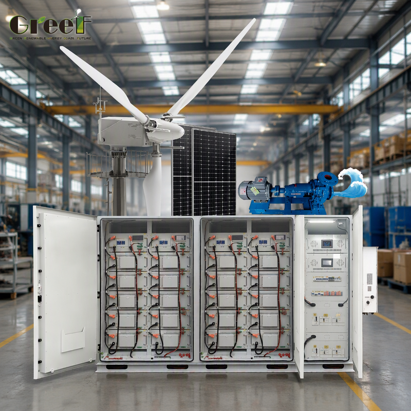 Customized Systemvoltage Hybrid Solar System with LiFePO4 Lithium Battery and Wind Tracker Controller