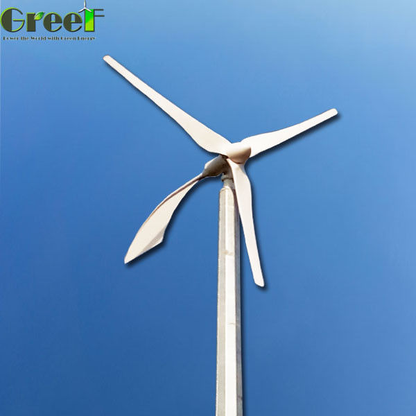 5KW Complete Horizontal Axis Wind Turbine Complete Hybrid Off And On Grid System
