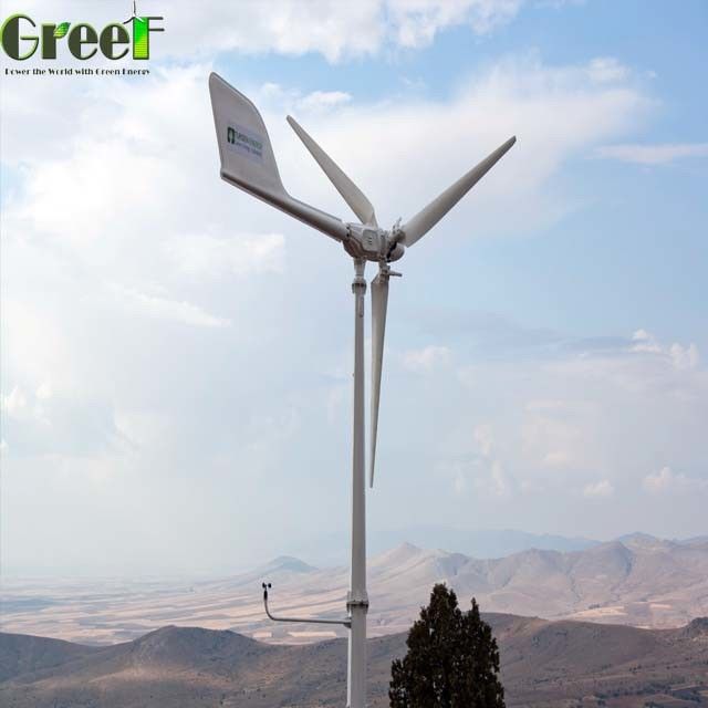 Low Start Wind Speed Single Phase Solar Wind Hybrid System Wind Generator 3KW